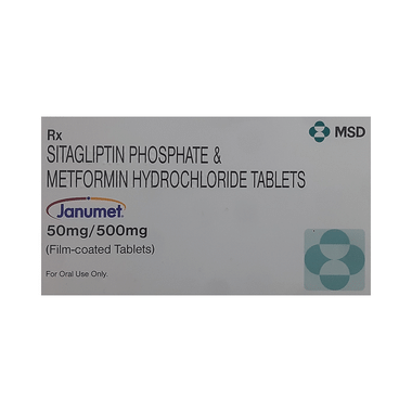 Janumet 50mg/500mg Tablet