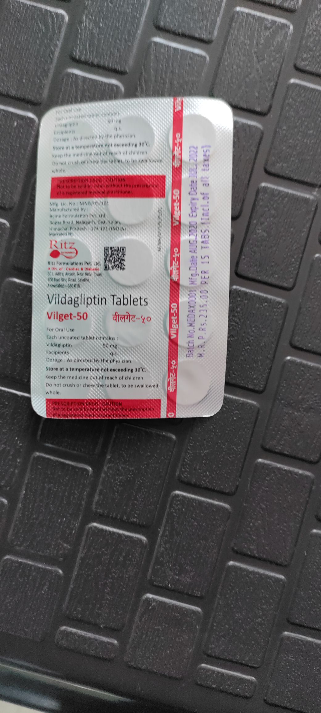 Vilget-50 Tablet