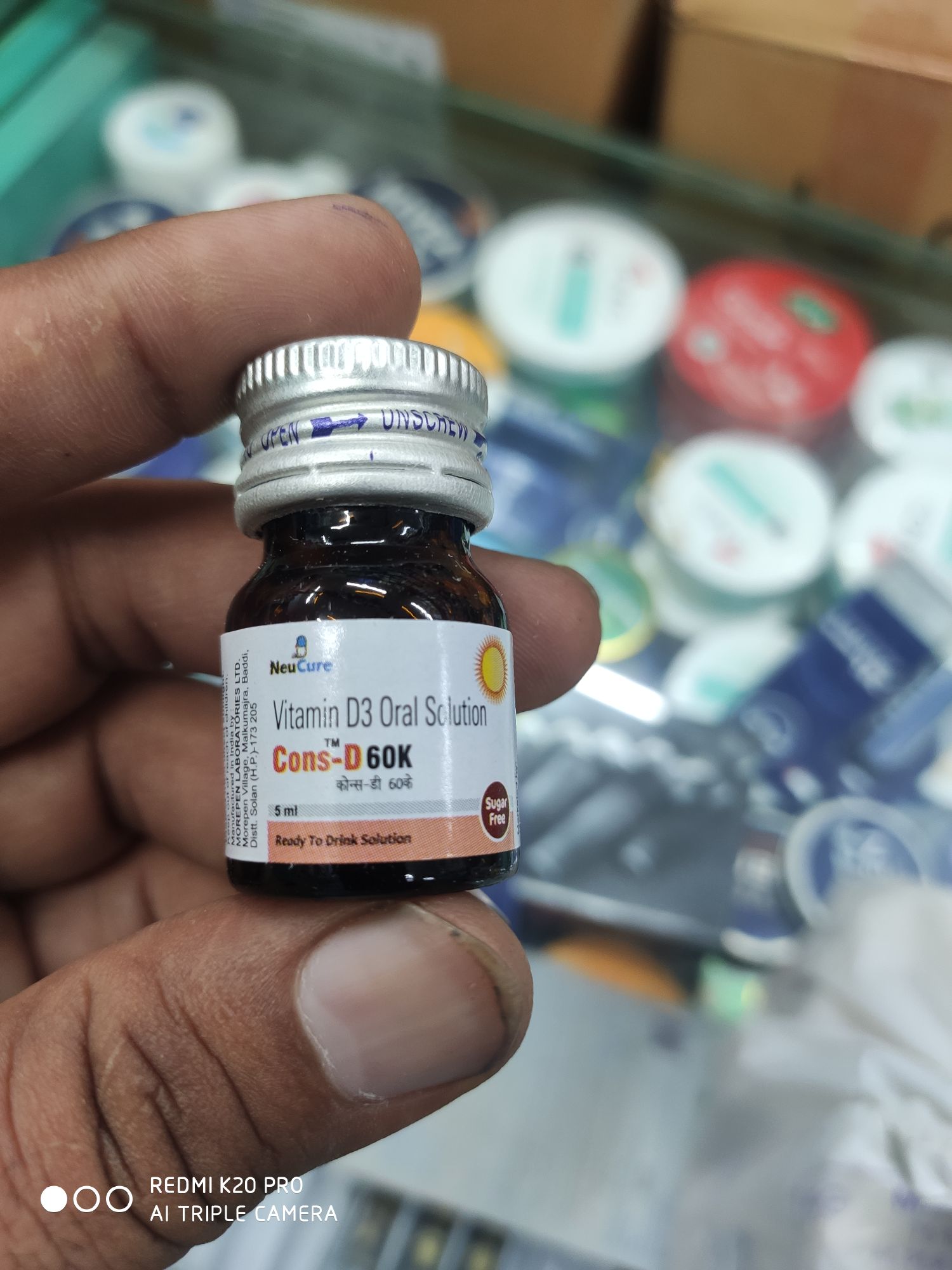 Cons-D 60K Oral Solution Sugar Free