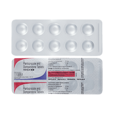Pentaloc D 10mg/20mg Tablet