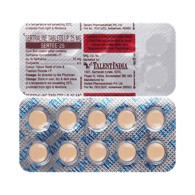 Sertee 25 mg Tablet