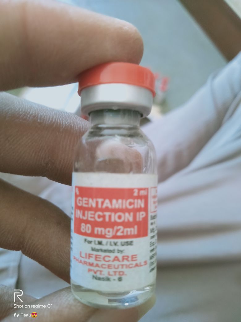 Gentamicin 80mg Injection