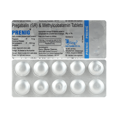 Prenig 1500mcg/75mg Tablet