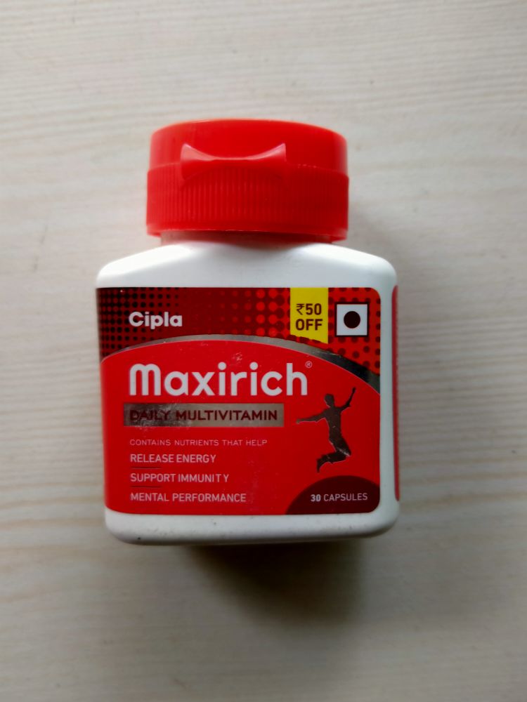 Maxirich Daily Multivitamin 30 Capsules