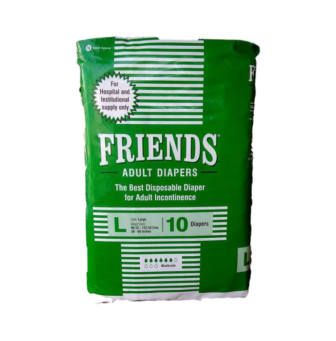 Friends Hospital Adult Diapers | Size Large