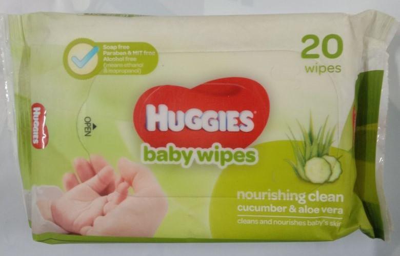 Huggies Baby Wipes - Cucumber & Aloe
