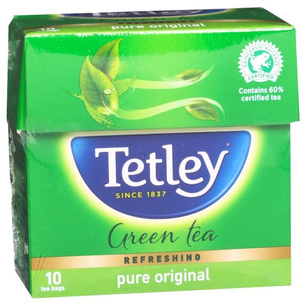 Tetley Green Tea Pure Original-10 Tea Bags