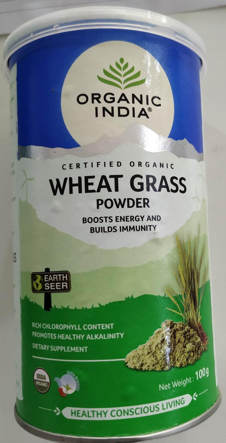 Organic India Wheat Grass Powder | Supports Energy & Immunity