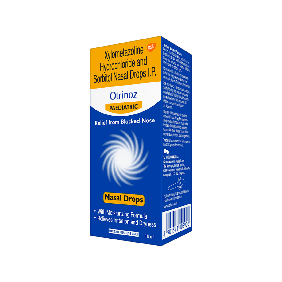 Otrinoz Paediatric 0.05% Nasal Drops