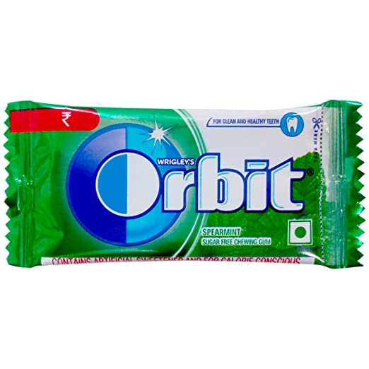 Orbit Spear Mint Sugar Free Chewing Gum