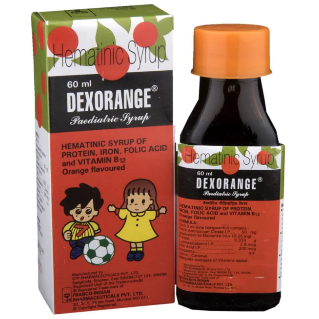 Dexorange Paediatric Syrup Orange