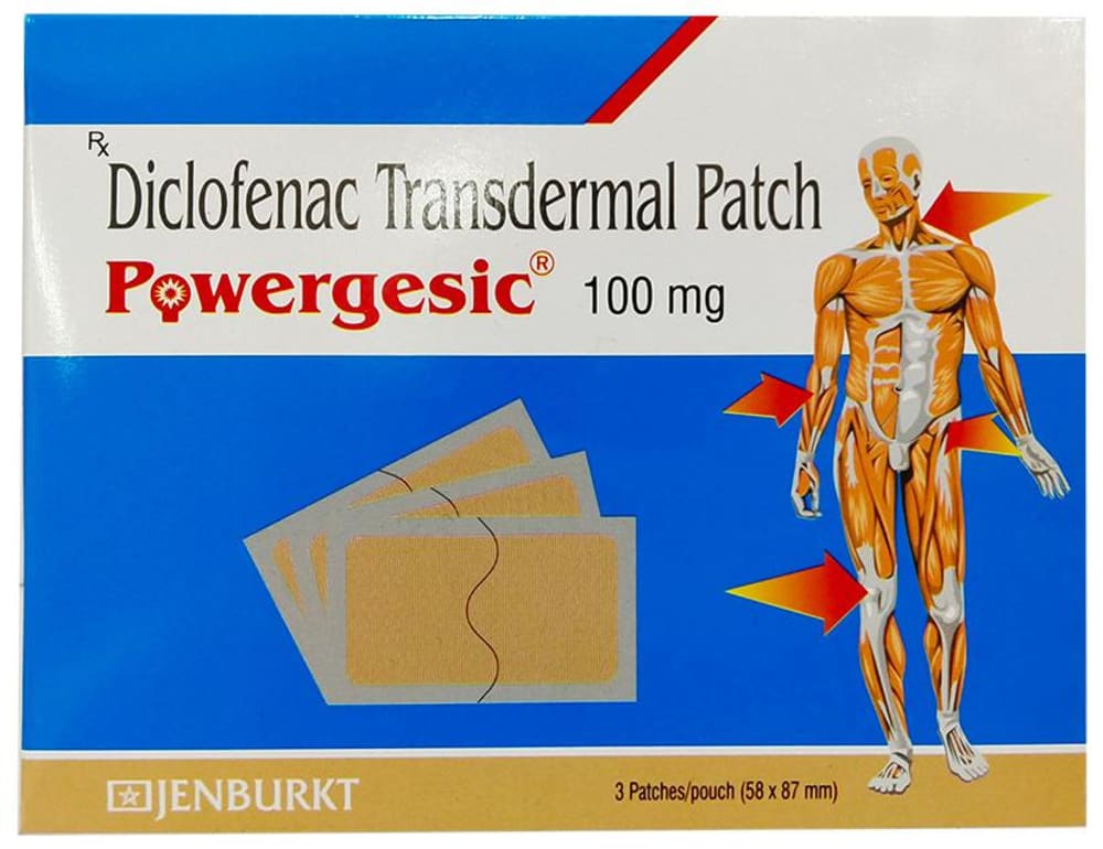Powergesic 100mg Transdermal Patch