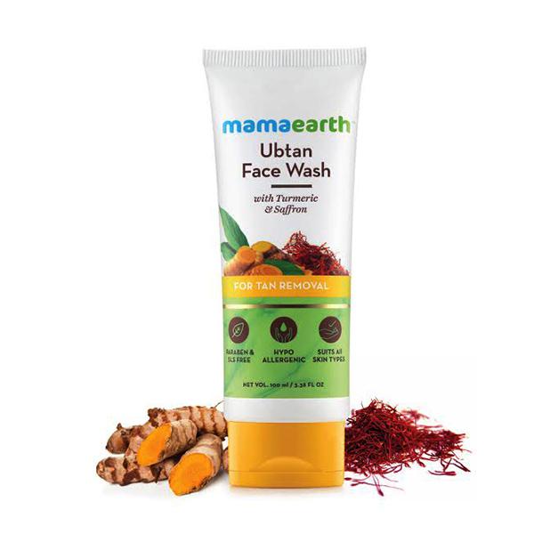 Mamaearth Ubtan Face Wash With Turmeric & Saffron