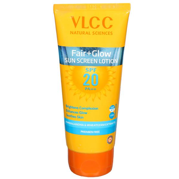 VLCC Fair+Glow Sun Screen Lotion SPF20