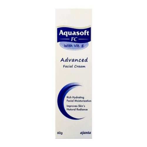 Aquasoft FC Advanced Facial Cream with Sun Protection | Paraben-Free Face Care Product with Vitamin E