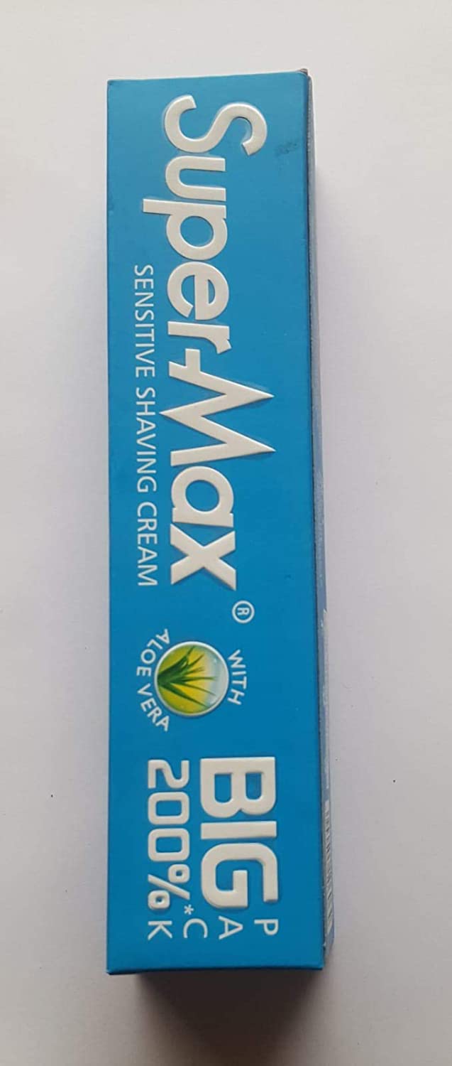 Super Max Sensitive Shaving Cream Aloevera 125g