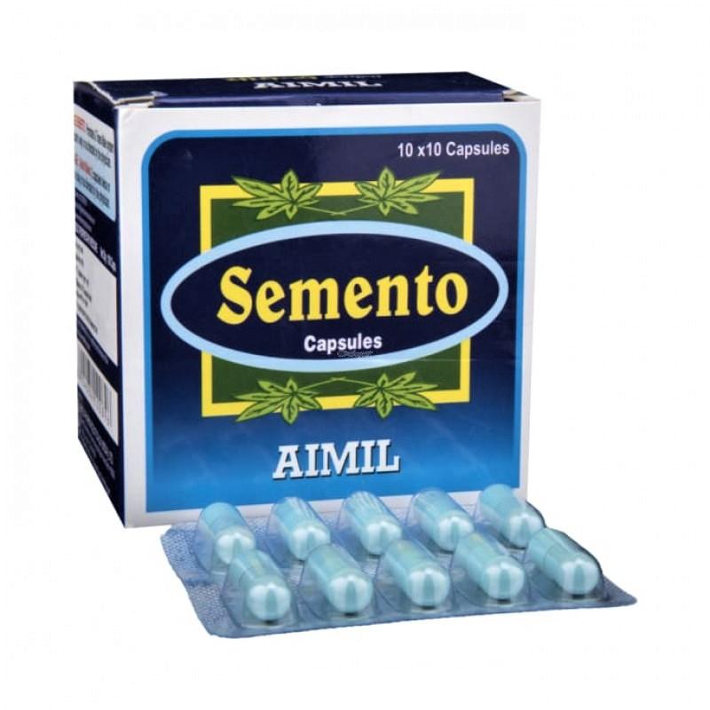 Aimil Pharmaceuticals Semento Capsule for Energy | Supports Men's Health |  Boosts Vigour & Vitality