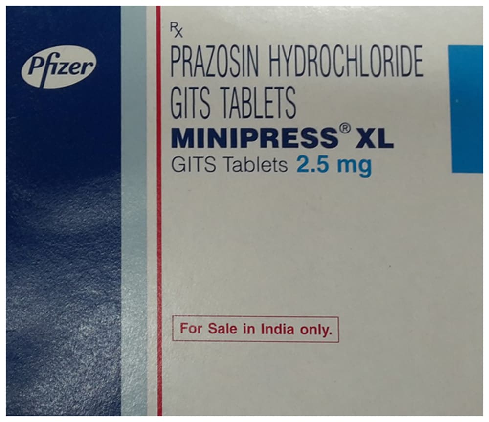 Minipress XL 2.5mg Tablet