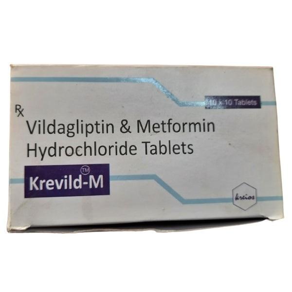 Krevild-M 50mg/500mg Tablet