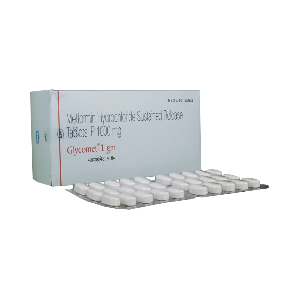 Glycomet 1gm Tablet SR
