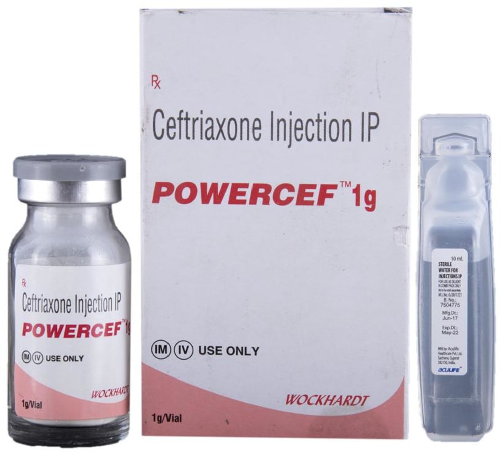 Powercef 1 Gm Injection