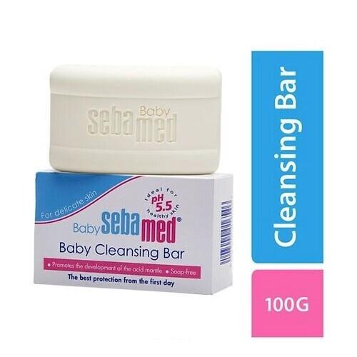 Sebamed Baby Cleansing Bar with Panthenol & 5.5 pH | For Delicate Skin