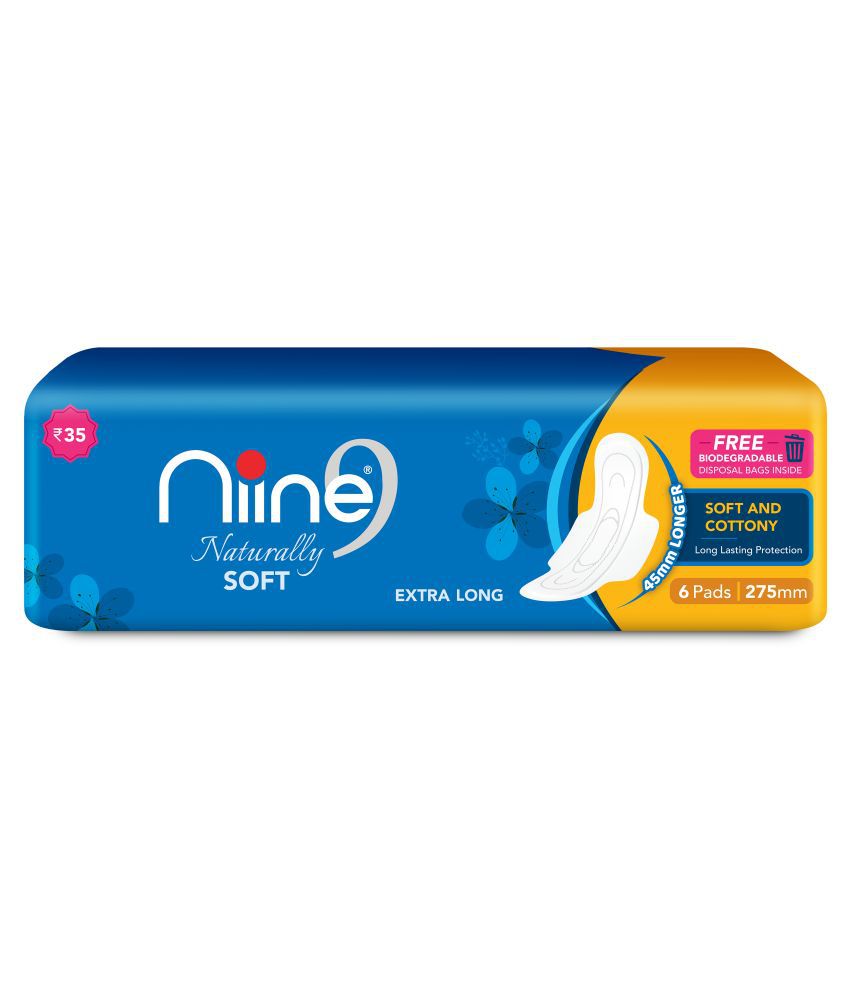 Nine Naturally Soft Pads - XL