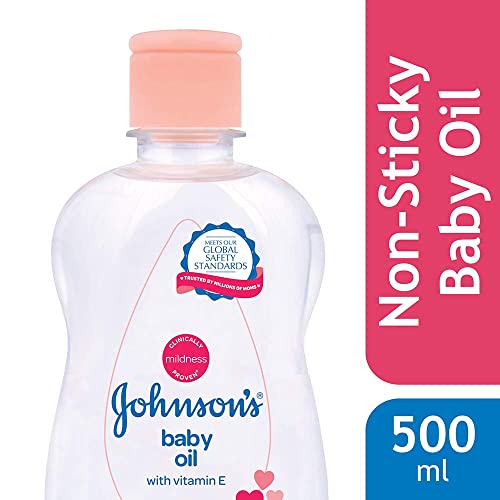 Johnsons Baby Oil With Vitamin E