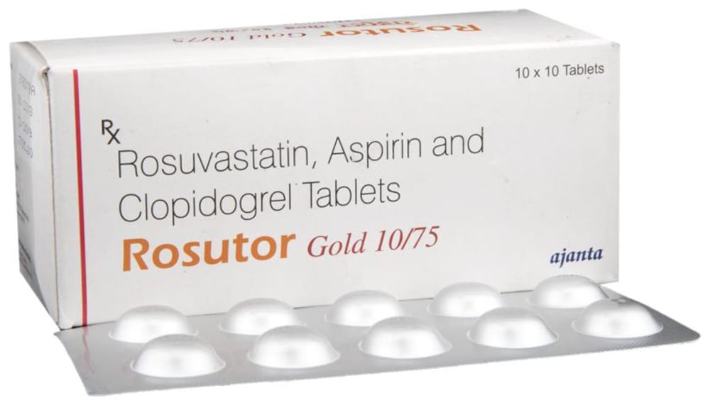 Rosutor Gold 10/75 Tablet