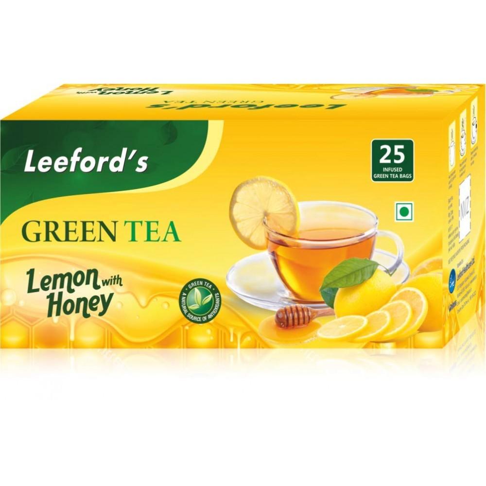Leeford Green Tea Lemon Honey Natural Antioxidants