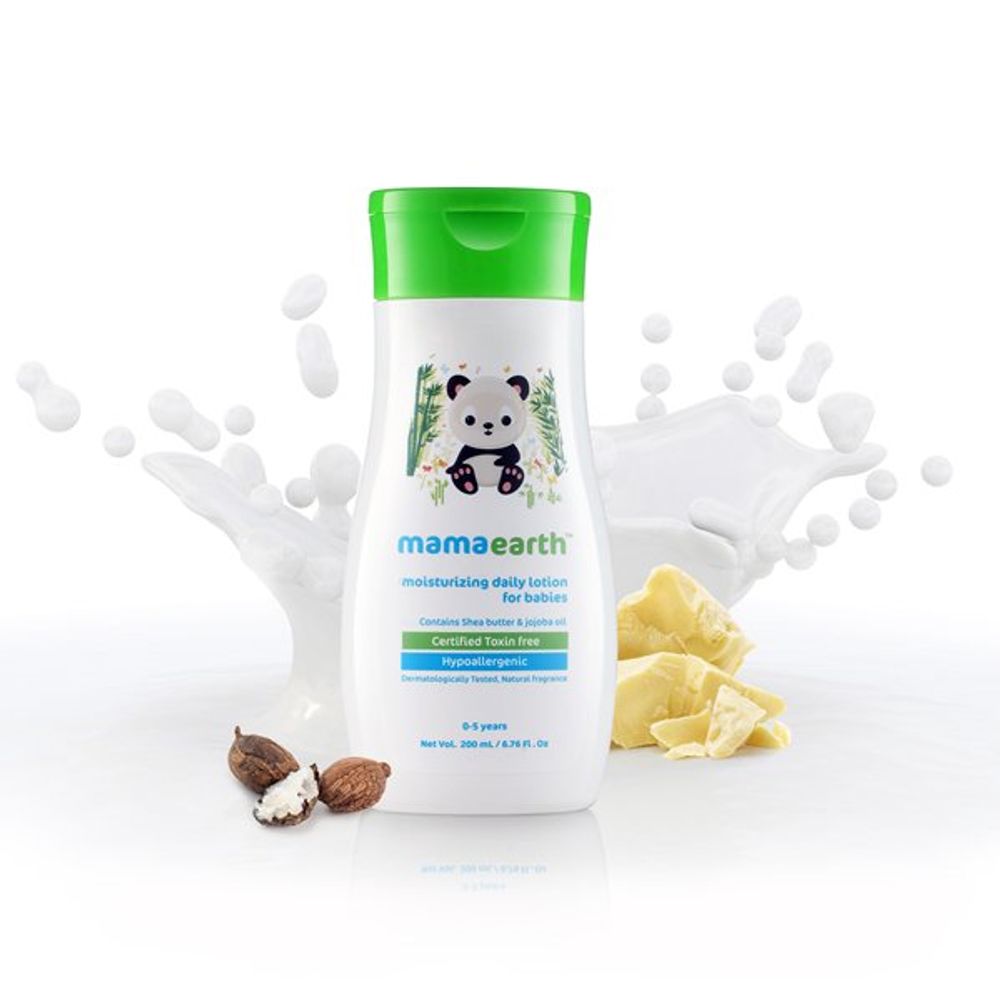 Mamaearth Moisturizing Daily Lotion for Babies | Toxin Free & Hypoallergenic