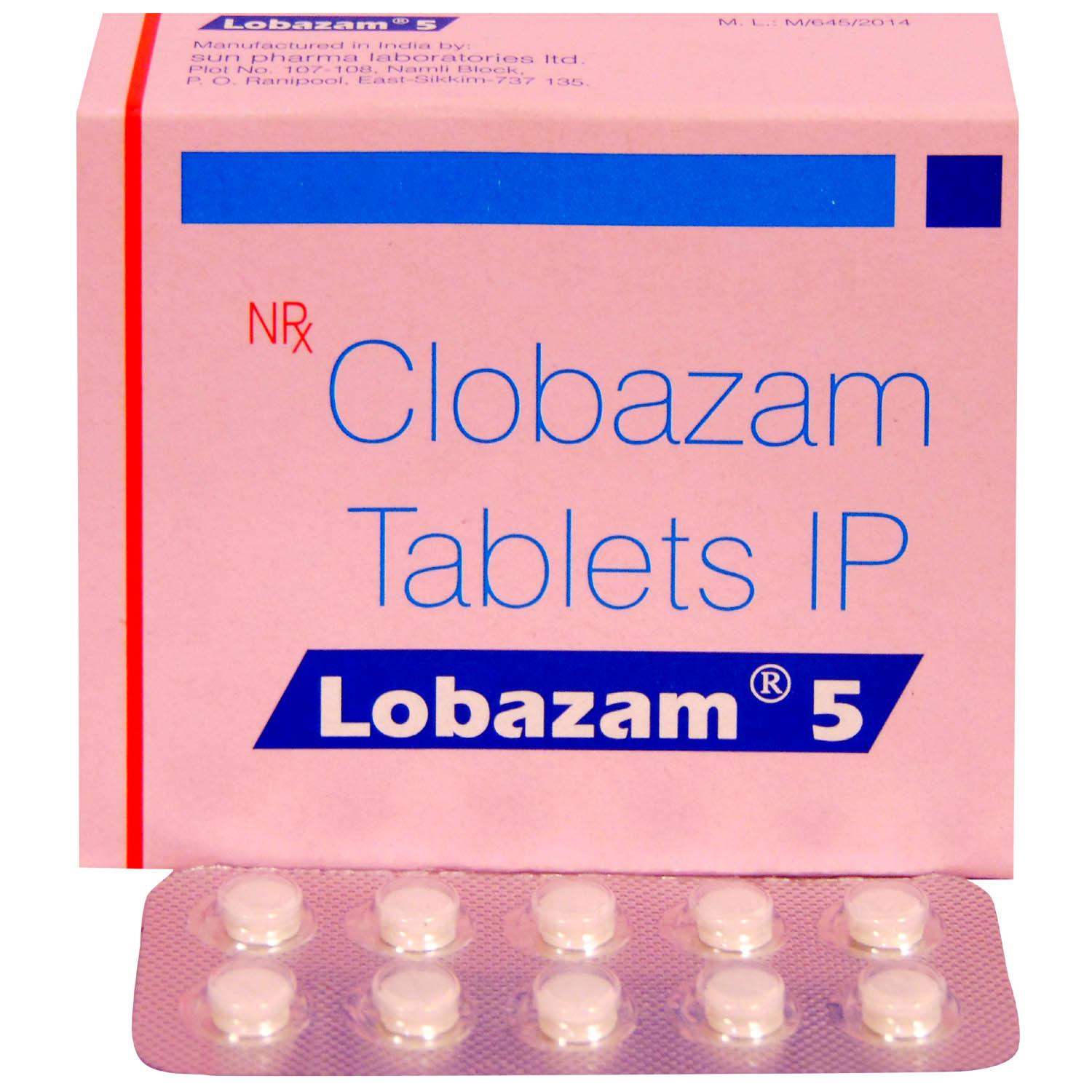 Lobazam 5 Tablet