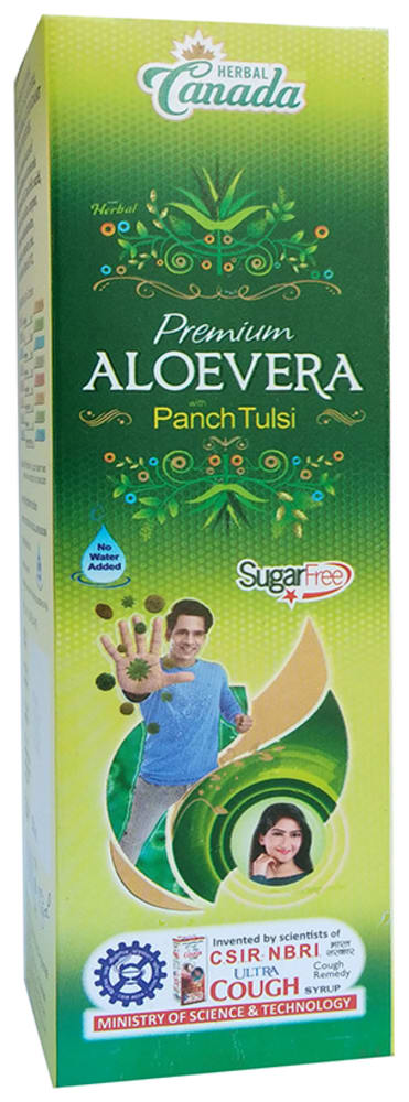 Herbal Canada Premium Aloevera Panch Tulsi SF Juice