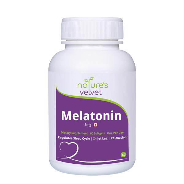 Natures Velvet Melatonin 5mg Softgels