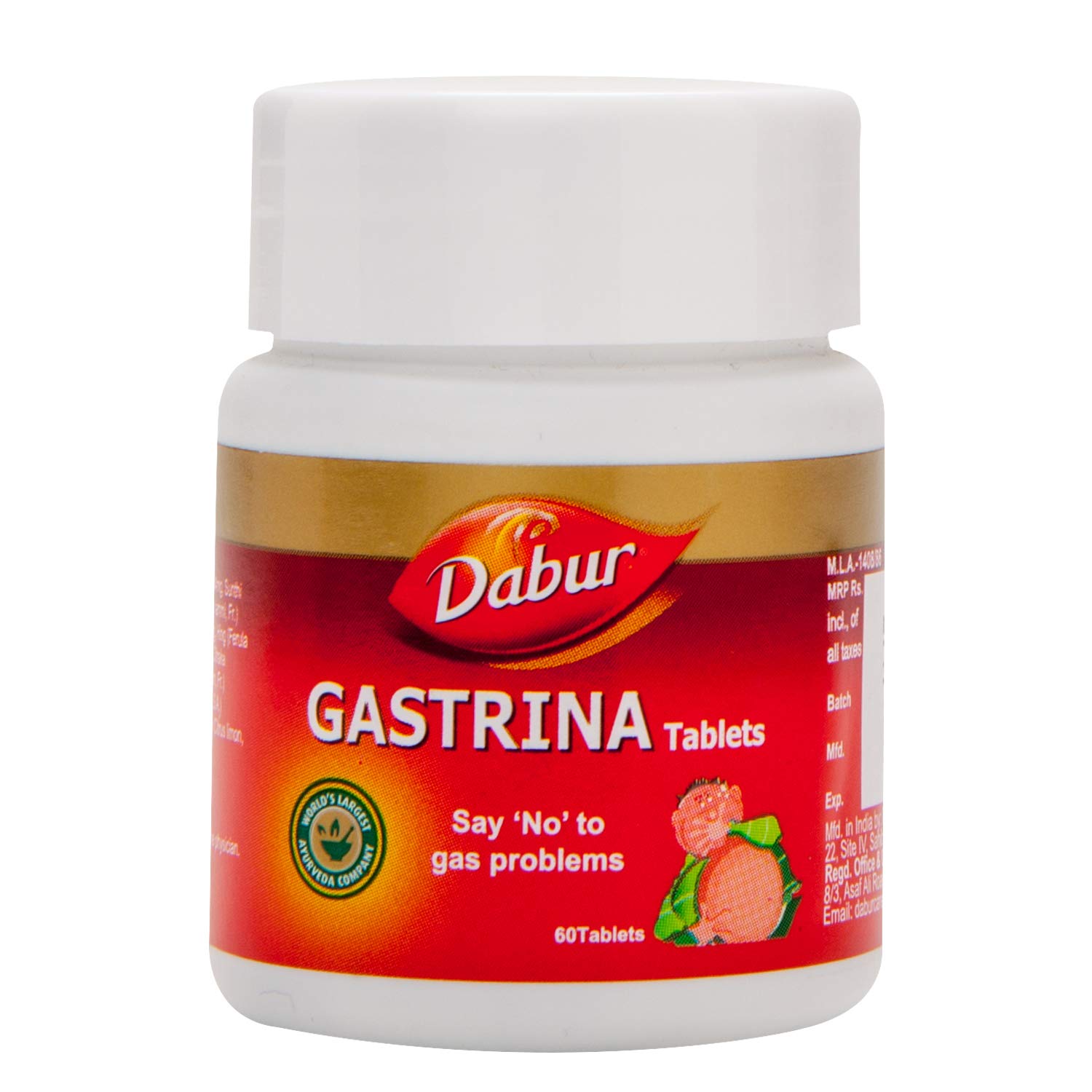 Dabur Gastrina Tablet | Relieves Abdominal Gas & Pain
