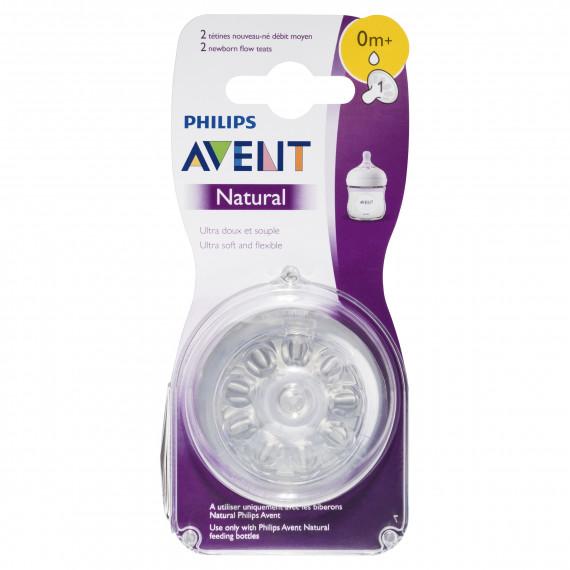 Philips Avent Natural Teat Newborn Flow 0m+