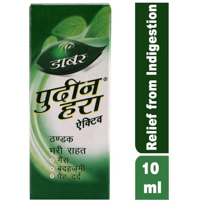 Dabur Pudin Hara Active Liquid | Effective Cooling Relief from Gas, Indigestion & Stomach Ache
