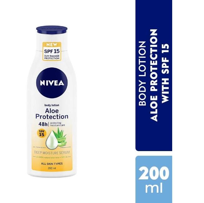 NIVEA Aloe Protection Body Lotion With SPF 15