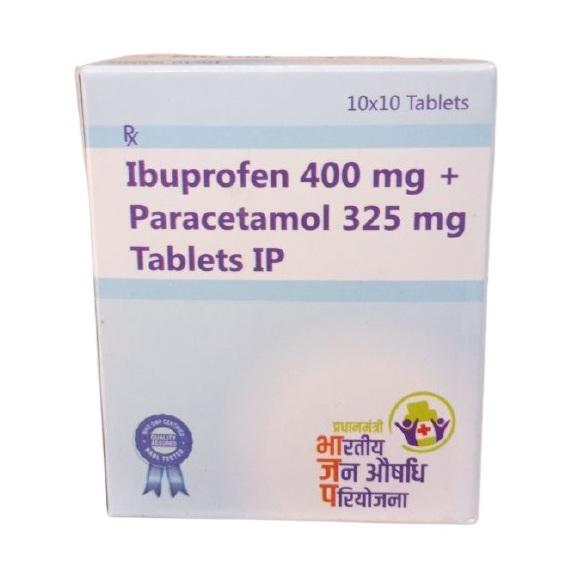 Ibuprofen (400mg) And Paracetamol (325mg) Tablet