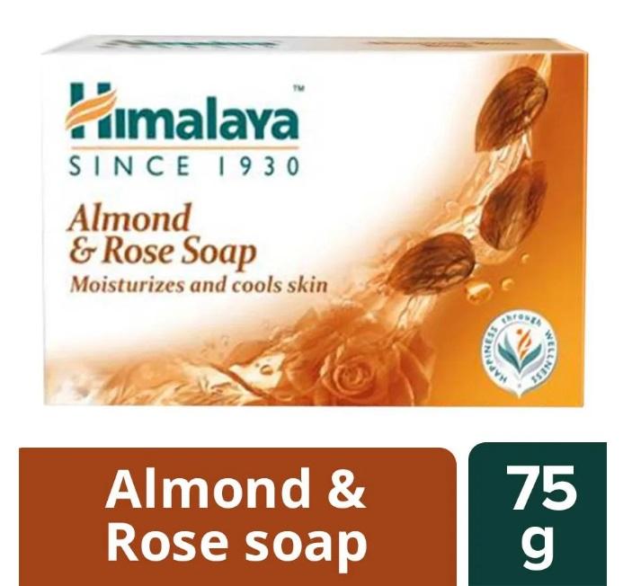 Himalaya Almond And Rose Soap (Each 75gm)