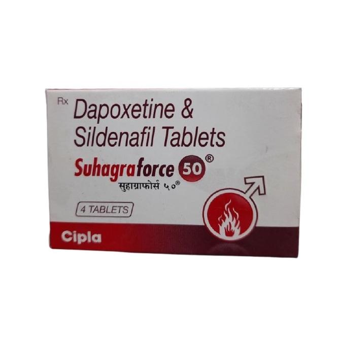 Suhagra Force 50mg/30mg Tablet