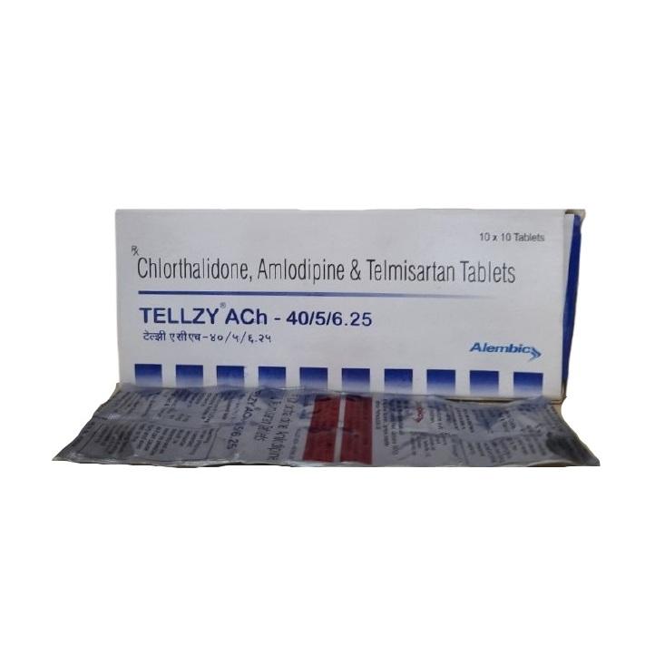 Tellzy Ach 40/5/6.25 Tablet