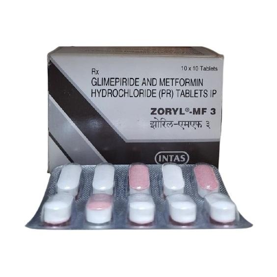 Zoryl MF 3 Tablet
