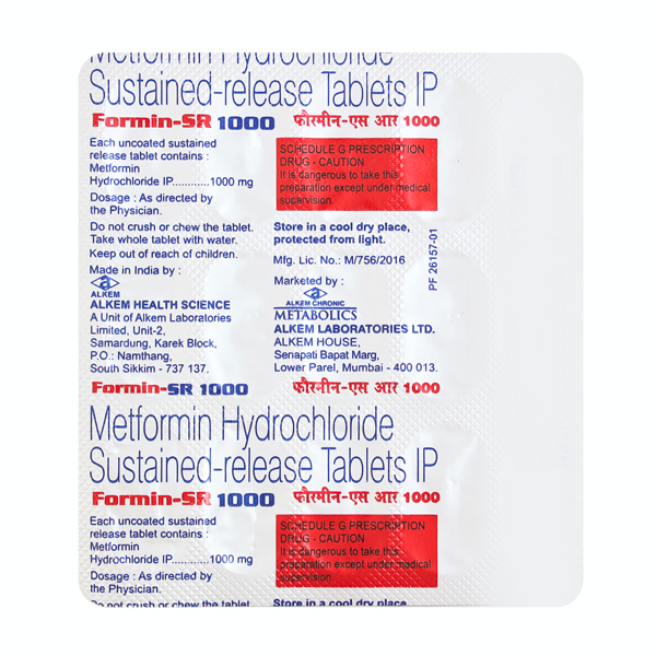 Formin-SR 1000 Tablet