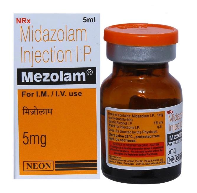 Mezolam 5mg Injection