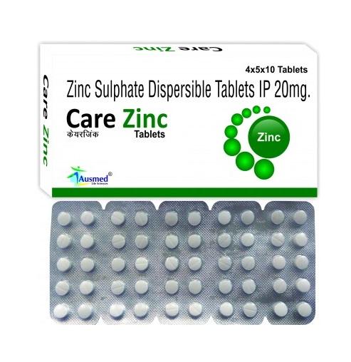 Care Zinc 20Mg Tablet