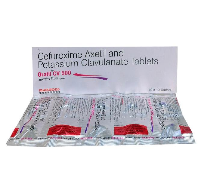 Oratil CV 500 Tablet