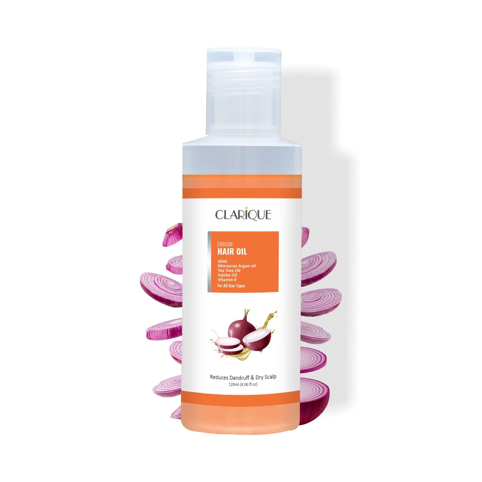Calrique Onion Hair Oil, For Reduce Dandruff & Dry Scalp