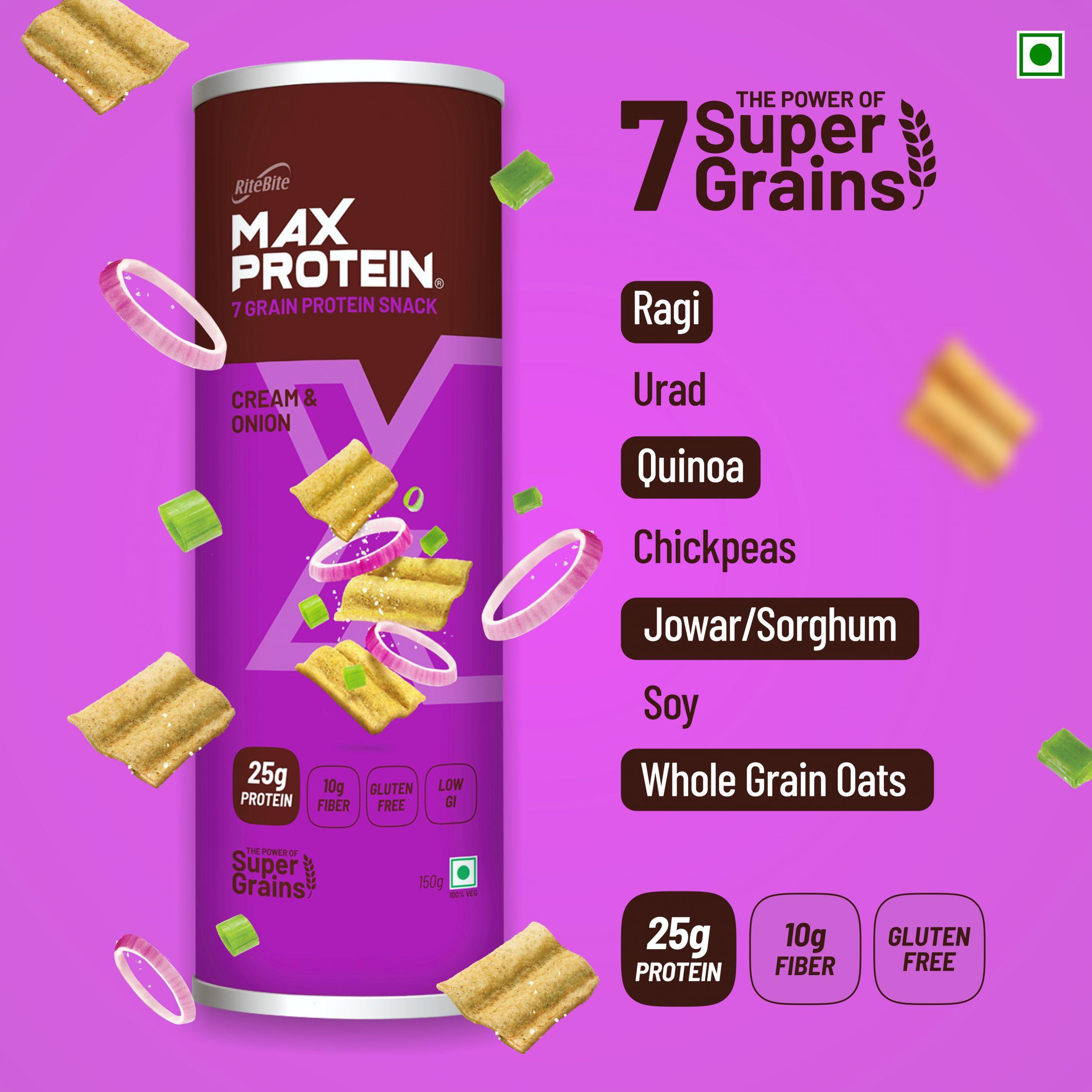 RiteBite Max Protein Chips Cream & Onion