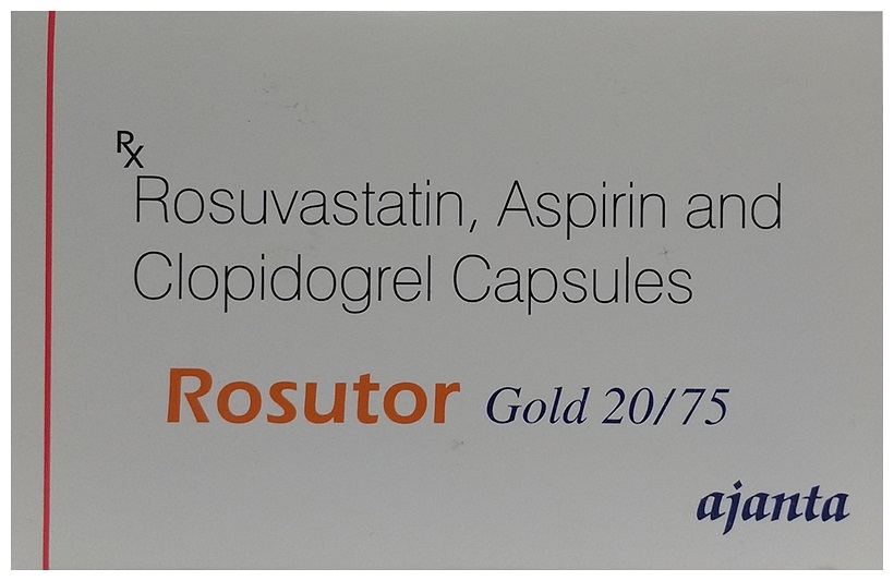 Rosutor Gold 20/75 Capsule